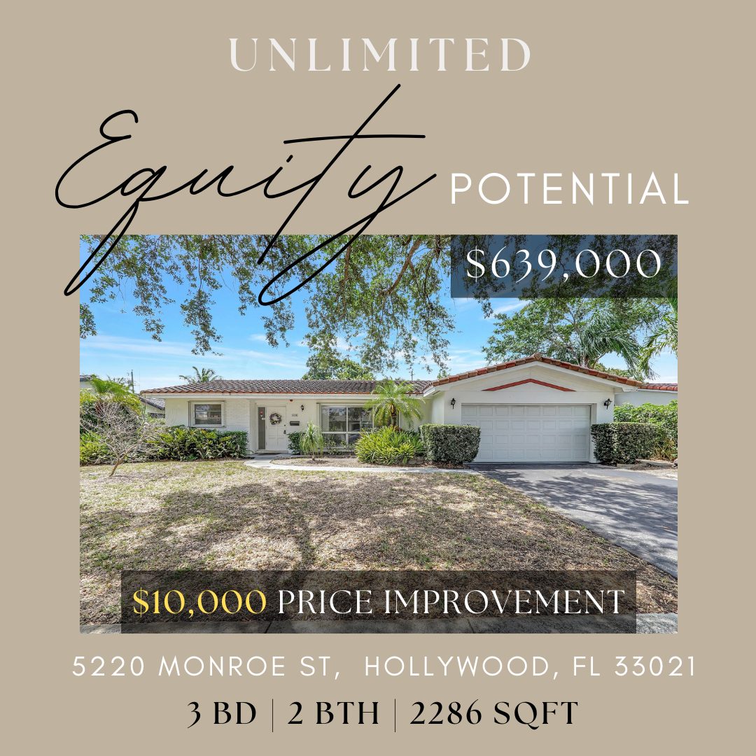 Oportunidad para Comprar en el Mercado Inmobiliario en el Sur de La Florida